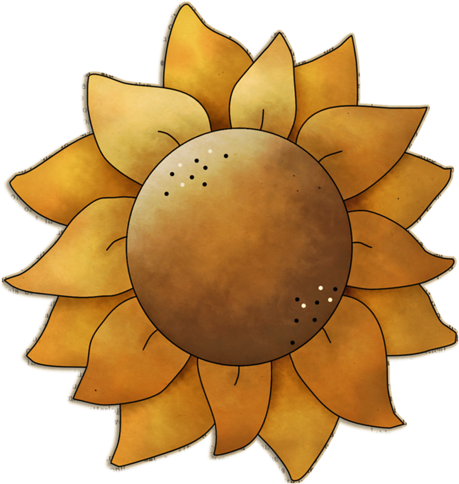 Finally Fall - Sunflower (475x500)