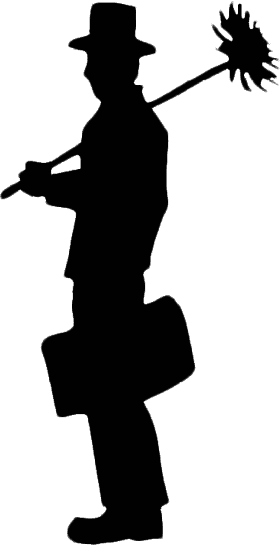 Chimney Sweep Amp Stove Installation - Chimney Sweep Png (280x545)