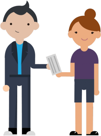 White Glove Service - Cartoon (800x488)