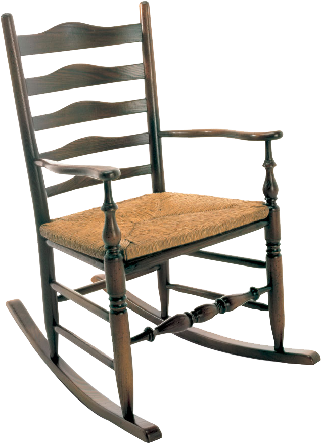West Midlands Ladder Back Rocking Chair Rh Thechairmen - Old Chair Transparent Background (699x928)