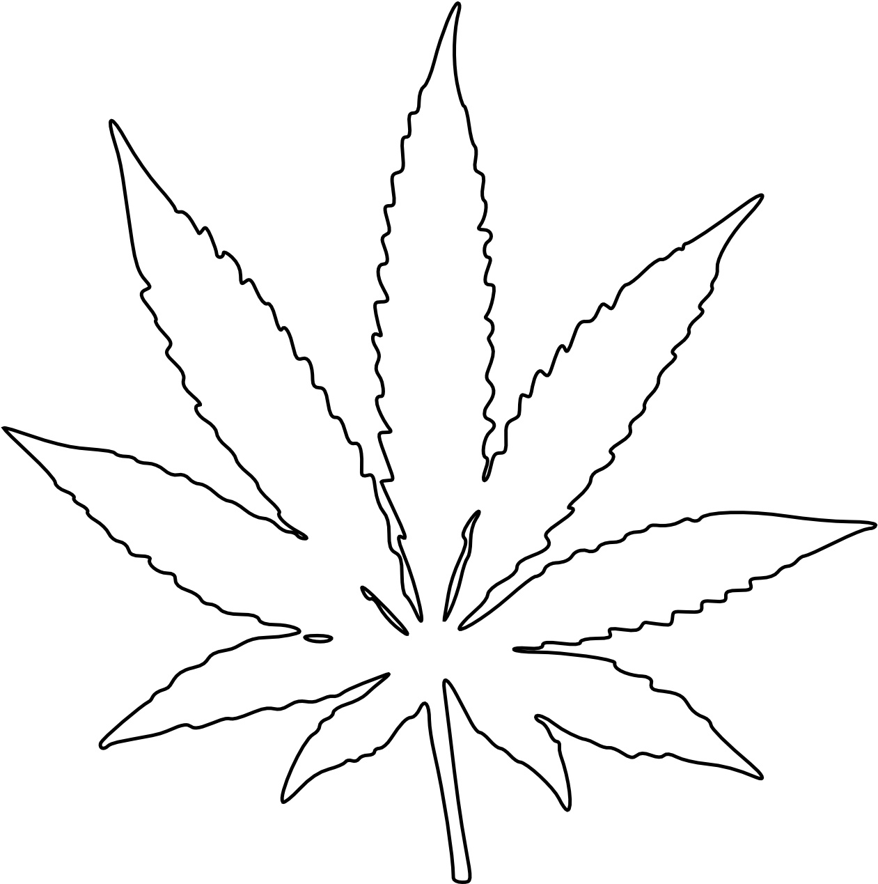 Marijuana Clipart Leaf Black Background - Folha Da Maconha Bob Marley (1331x1331)