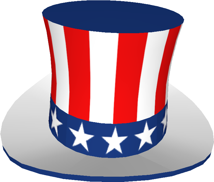 Uncle Sam Hat 5,000 Points - Uncle Sam Hat Clipart (736x736)