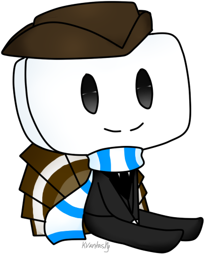 The Pixel - Cartoon In Cubic Castle (423x524)