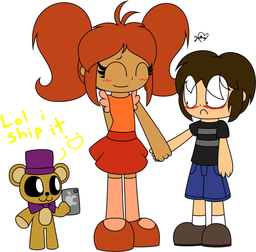 Fredbear Plush's Favourite Ship - Cartoon (899x888)