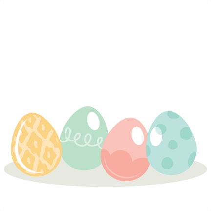 Easter Eggs Svg Cut Files Svg Scrapbook Cut File Cute - Egg (432x432)