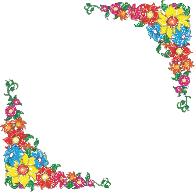 Fall Borders Autumn Graphics Harvest Holiday Images - Free Clip Art Flowers Border (640x631)