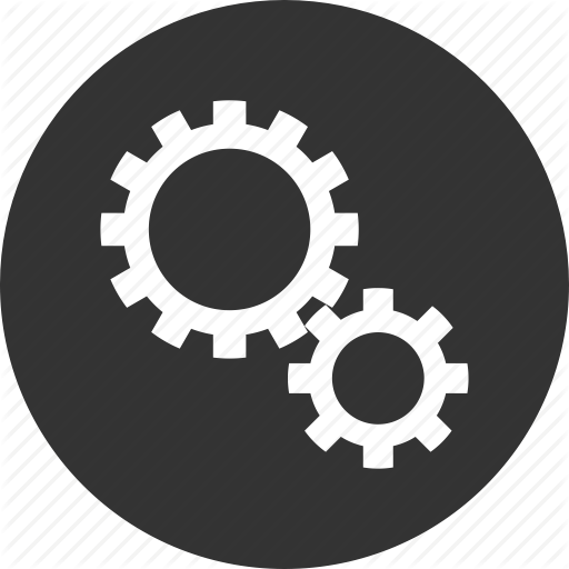 Vector Check Mark Icons Flat Icons Stock Vector - Gears Icon (512x512)