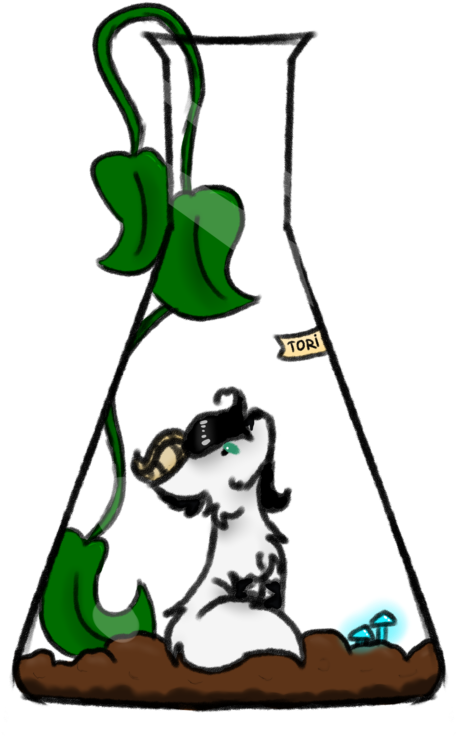 Tori In A Chemical Uuuh By Toriwolfsakura - Cartoon (1024x768)
