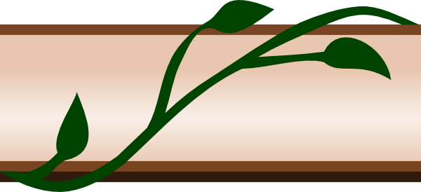 Vegetation Clipart Vector Graphics - Border Clip Art (600x274)