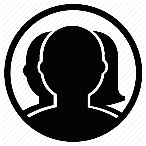 Png Circle Of Friends Transparent Image - Services Circle Black Icon (512x512)