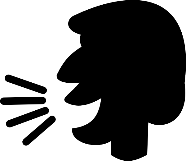 Speaking Man Clip Art At Clker Com Vector Clip Art - Clip Art (600x518)