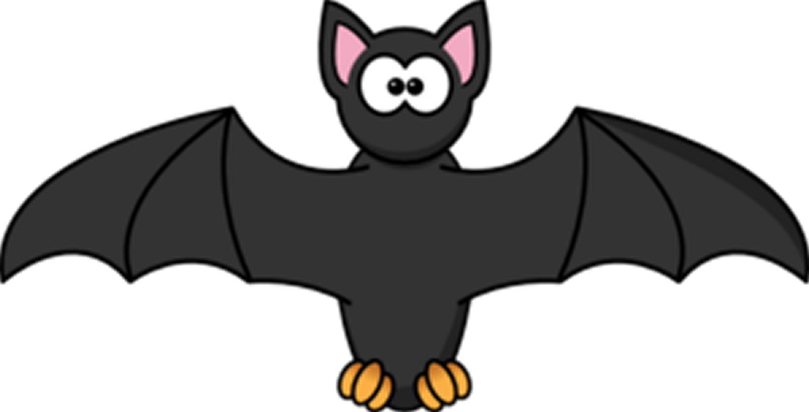 Support Warriors Pearl Foundation - Cartoon Picture Of Bat (1600x816)