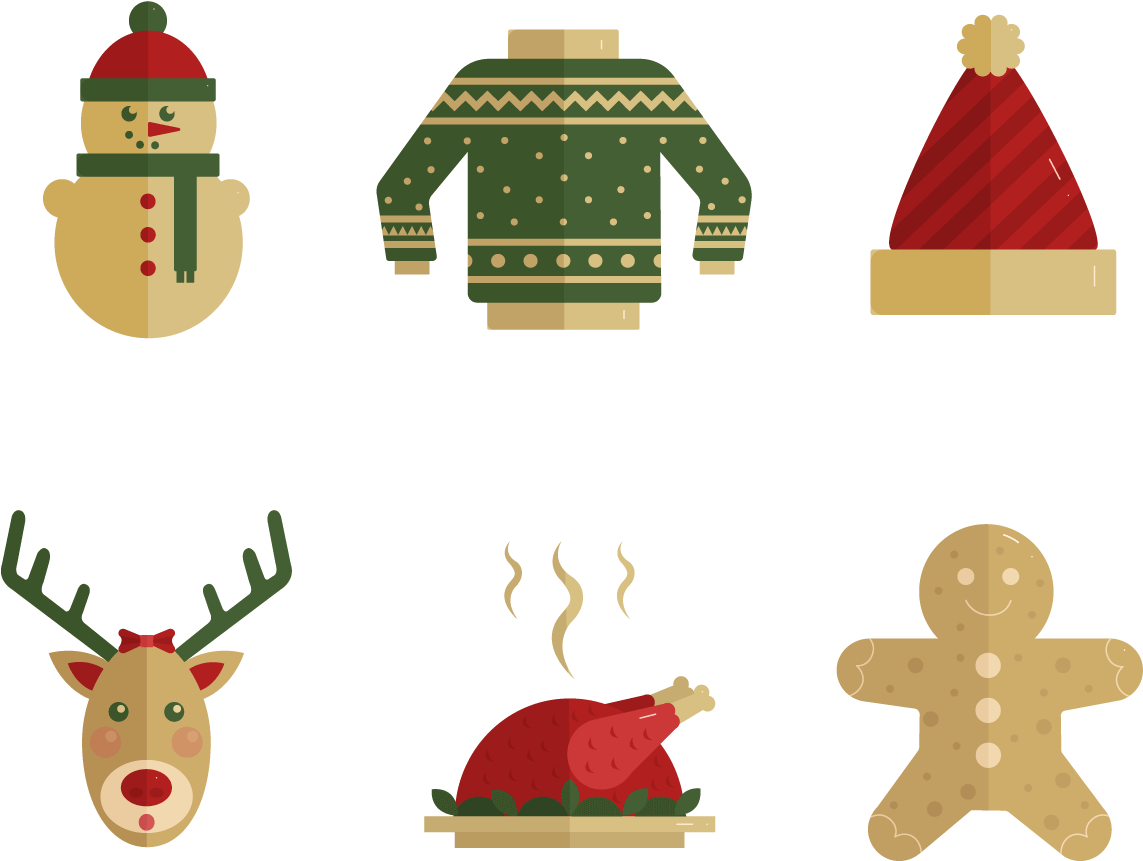 Christmas Icons Set - Christmas Icon For Photoshop (1200x960)