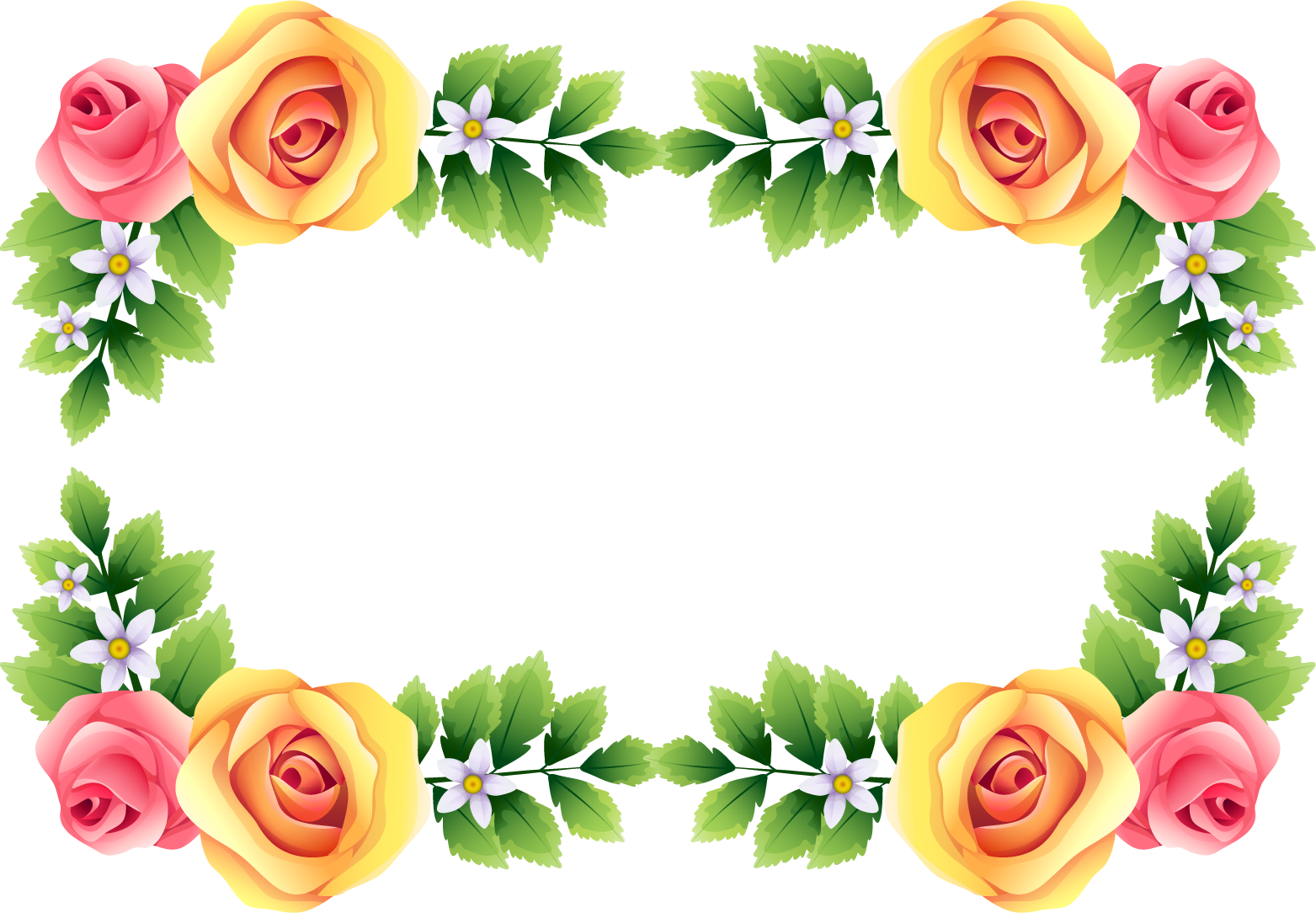 Business Cards Psd - Garden Roses (1563x1084)