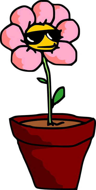Spring Flower Cartoon 18, Buy Clip Art - Potted Floral Clip Art (367x720)