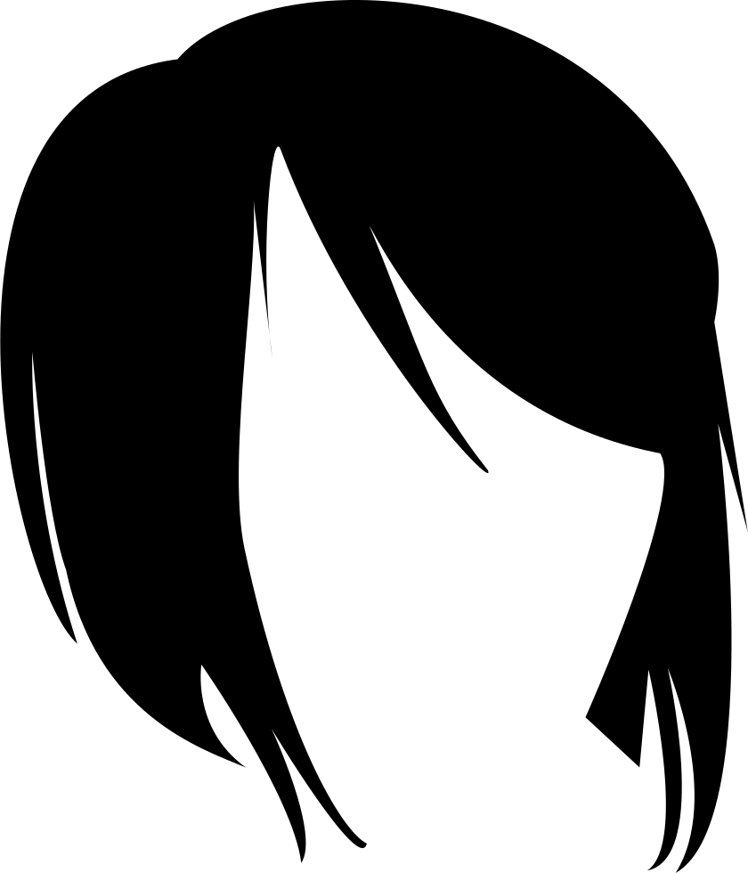 Short Hair Shape Comments - Short Hair Svg (840x980)