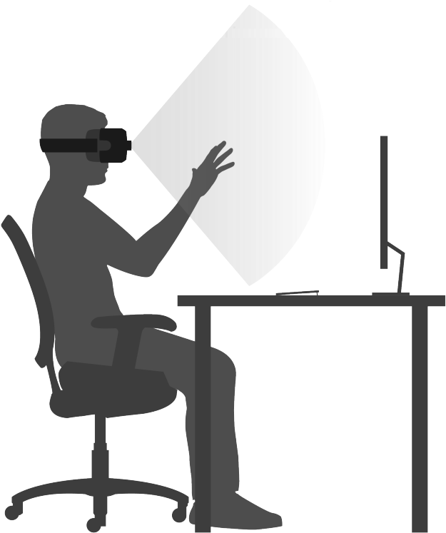 Heights Clipart Motion Sickness - Vr Ergonomics (650x842)