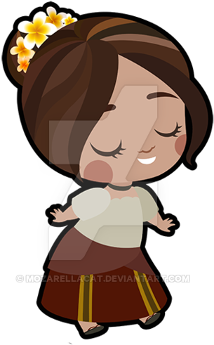 Kawaii Filipina By Erineclair - Cartoon (400x517)