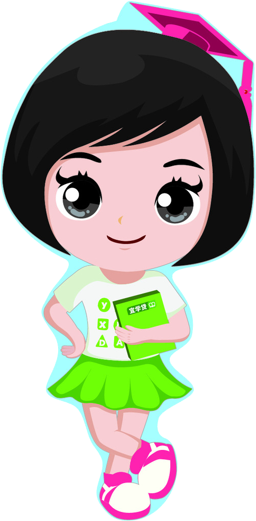 Girls With Short Hair - Cartoon Girl Short Hair (645x1024)