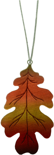 Oak Leaf Ornament - Oak (520x520)