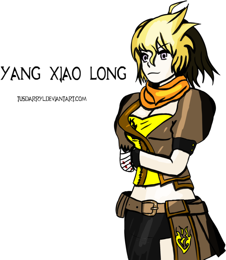 Yang Xiao Long, In Own Style By Tusdarryl - Cartoon (800x1000)