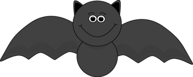 Bat - Cute Bats Clipart (676x270)