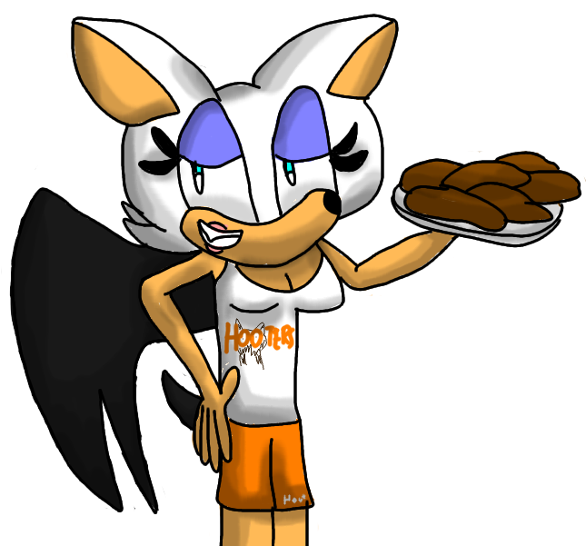 Rouge The Hooters Bat By Princesspandaart - The Hooters (800x600)