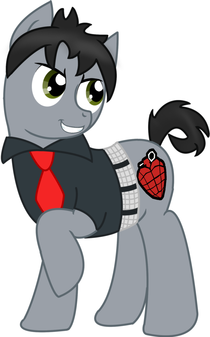 Green Day, Looking Back, Male, Necktie, Ponified, Pony, - Billie Joe Armstrong (706x1132)