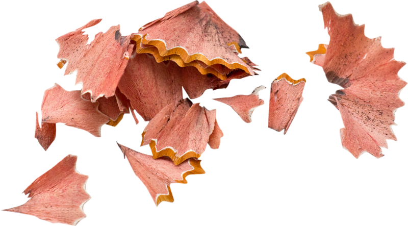 Pencil Shavings Pattern - Pencil Shavings Png (800x443)