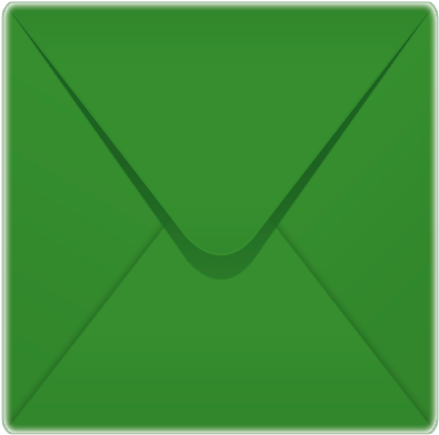 155x155mm Premium Range Christmas Green Envelopes - Art Paper (600x600)