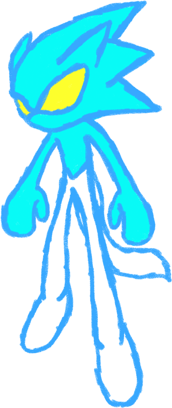 Nights The Hedgehog By Deosma - Nights The Hedgehog By Deosma (580x1377)