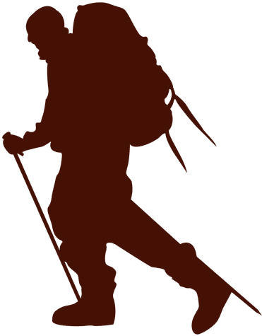 Hillwalking Extreme Transparent Png - Hike Silhouette (512x512)