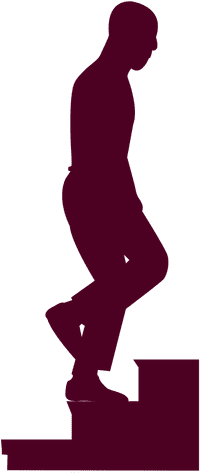 Man Climbing Stairs Sequence - Upstair Man Png (512x512)