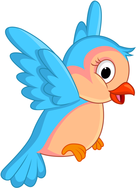 Bird Cartoon Drawing Clip Art - Animated Picture Of Bird (1182x1600)