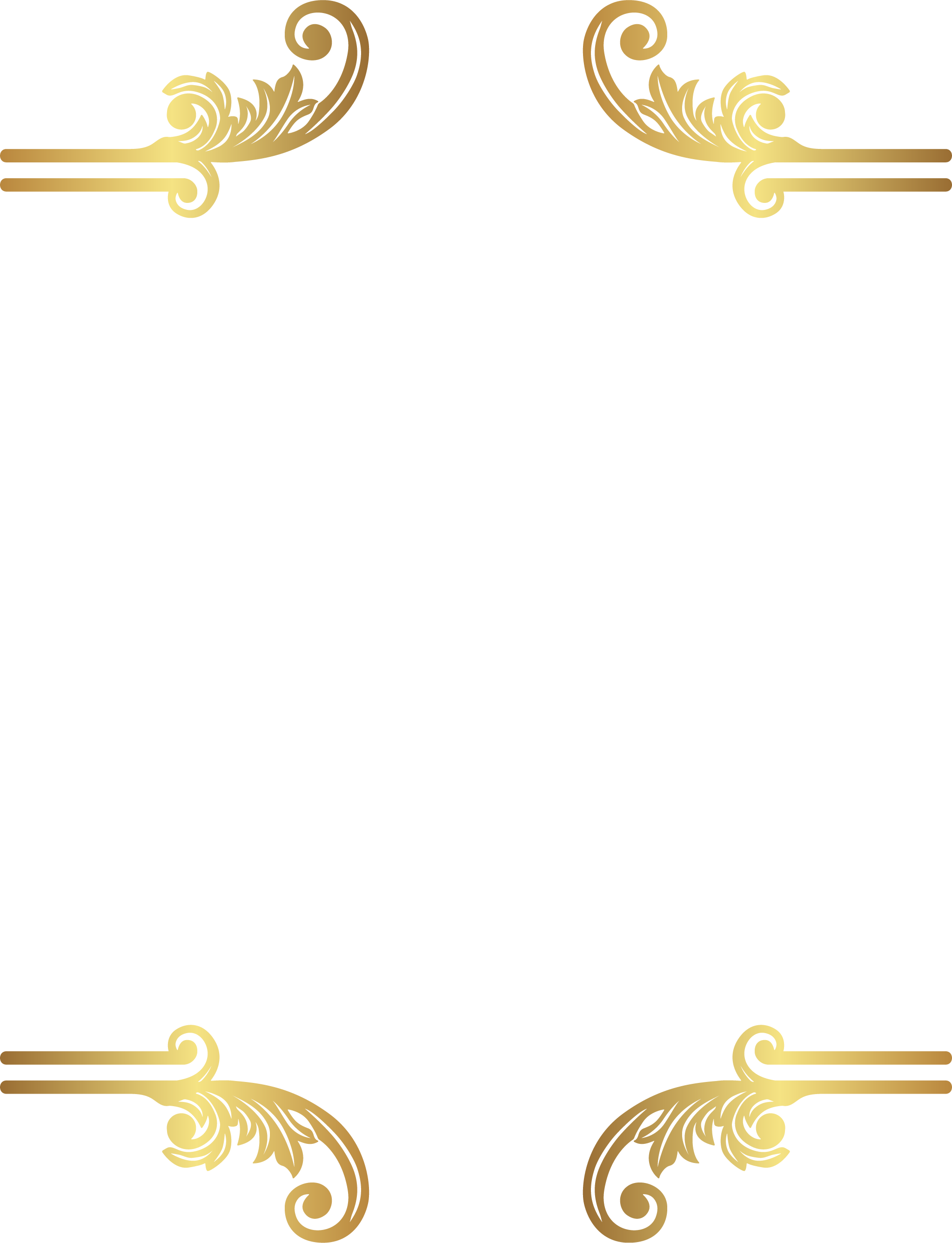 Decorative Border Clipart Transparent Free Clipart - Clip Art (2046x2671)