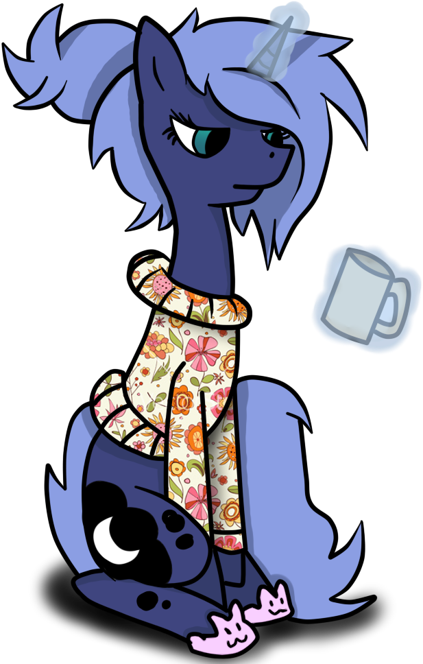 Alternate Hairstyle, Artist - Cartoon (691x967)