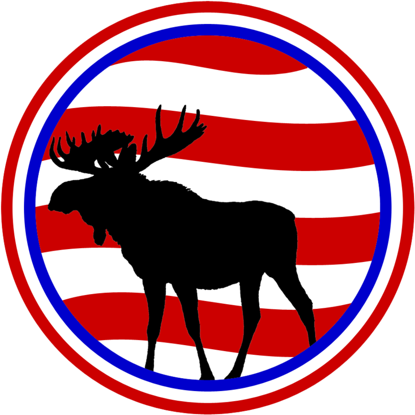 Progressive 'bull Moose' Party Alt Logo By Bullmoose1912 - Progressive Bull Moose Party (900x900)