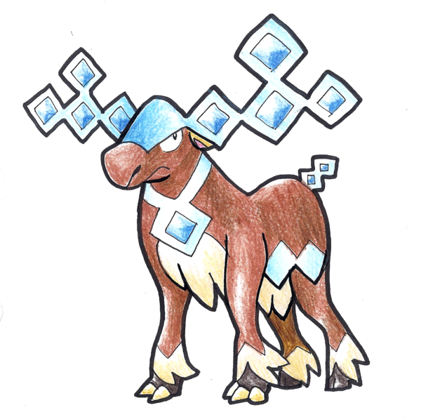 Moose Of Diamonds By Gehdown - Moose (600x597)