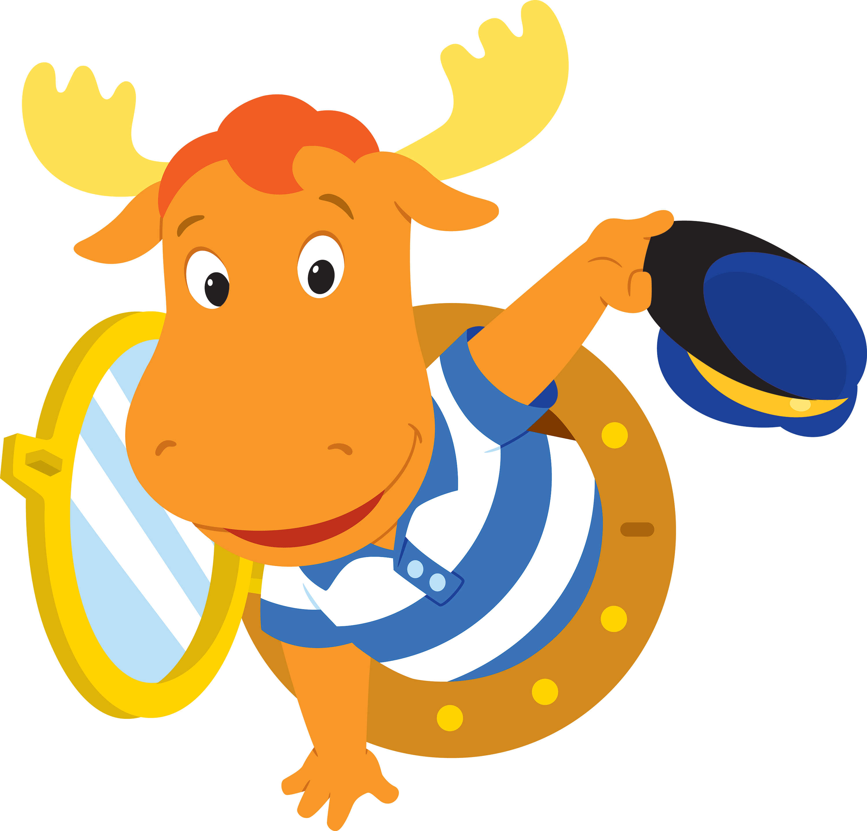 The Backyardigans Tyrone The Moose Sailor Nickelodeon - The Backyardigans (3000x2876)