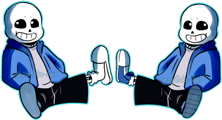 Whether Sans Wears Slippers Or Sneakers, He's Still - Comics (500x357)