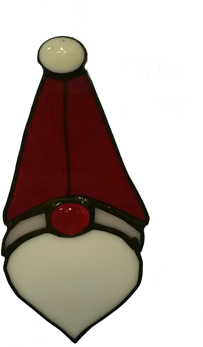 Santa Ornament - Cartoon (1200x1200)