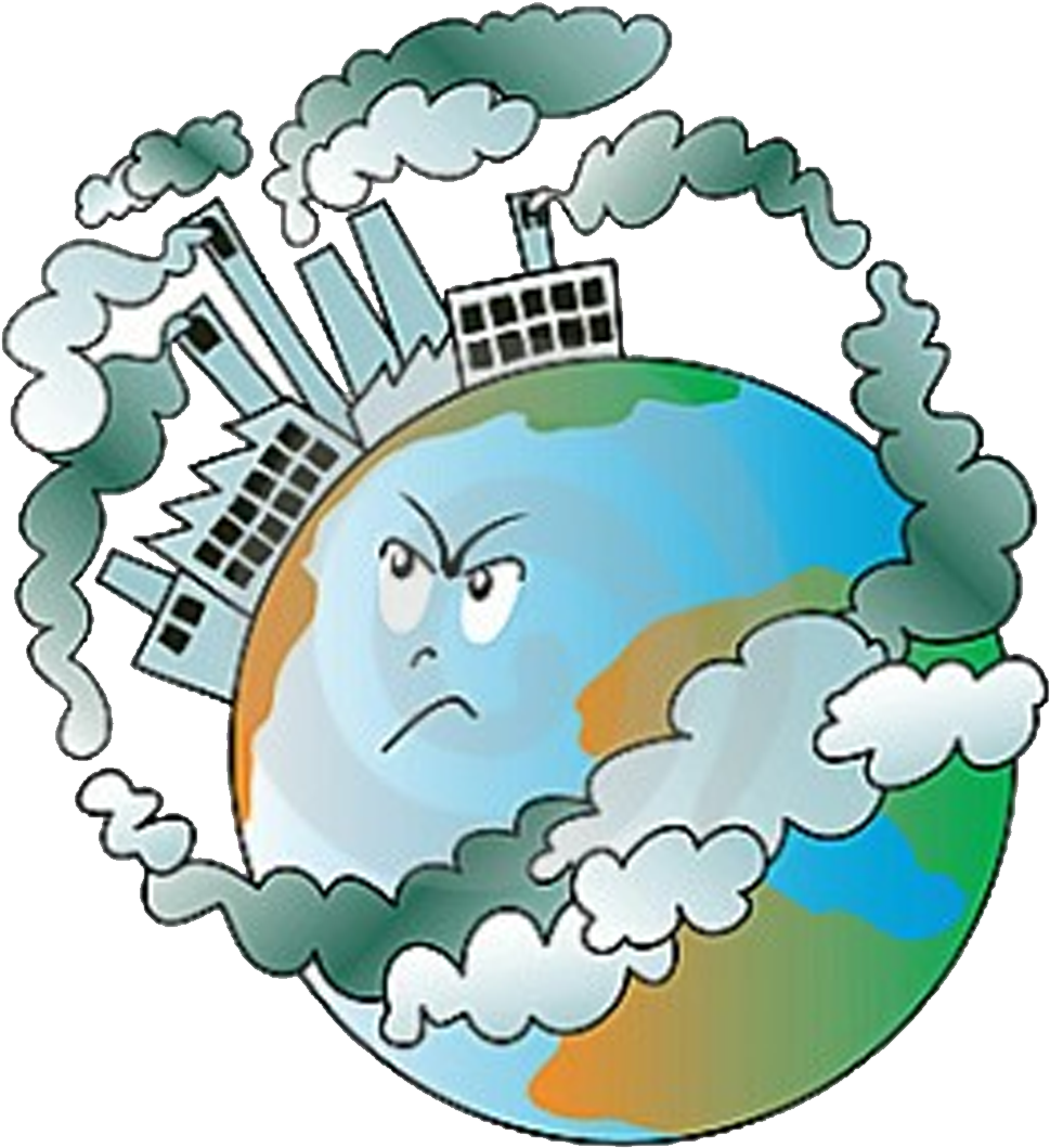 Air Pollution Soil Contamination Water Pollution Clip - Effect Of Technology On Environment (1120x1156)