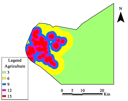 The Distance To Agricultural Lands Factor - Cartoon (903x404)
