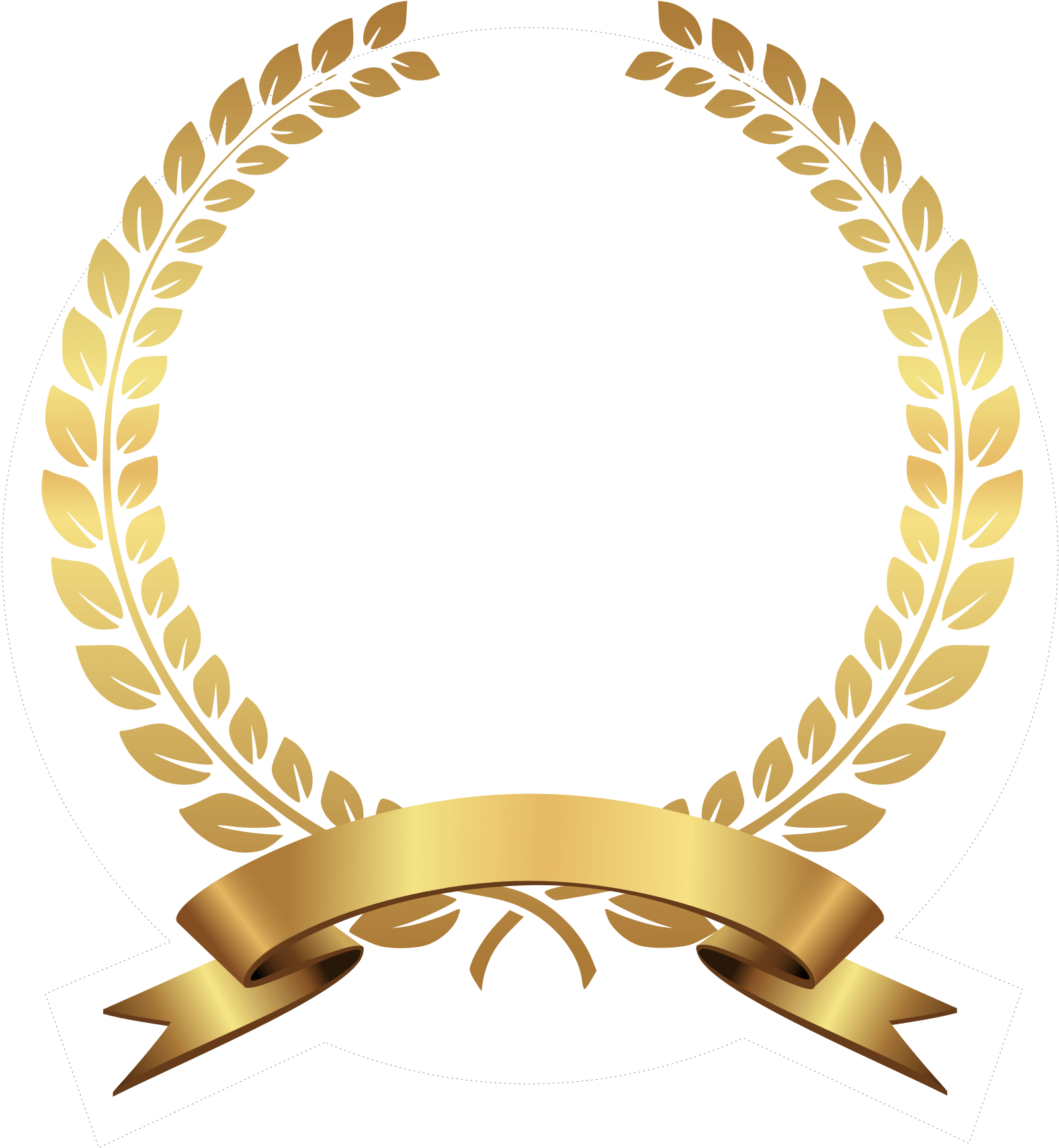 Gold Laurel Wreath Png (1697x2400)
