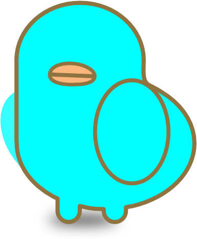 Net » Clip Art » Piyo Peace Dove Cyan Clipartsy - Clip Art (444x483)