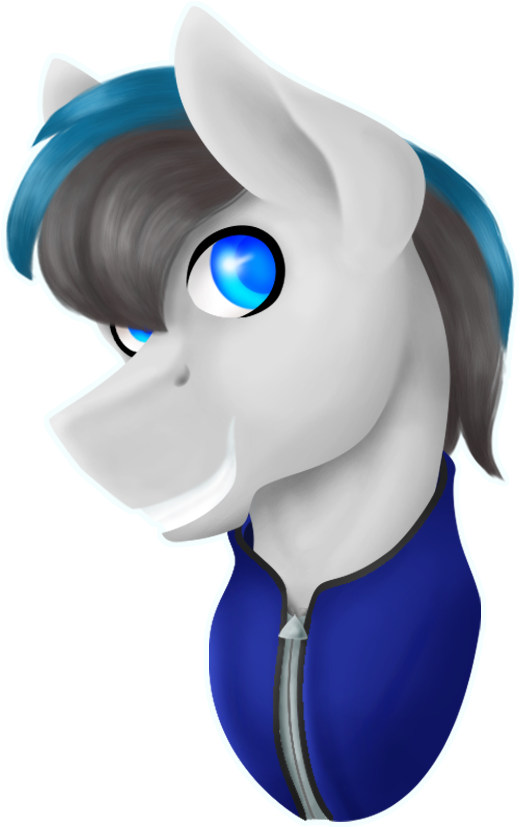 Stealth Link Headshot By Flashbrush - Cartoon (615x866)