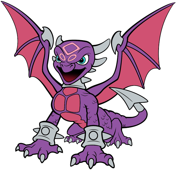 Eruptor Spyro Spyro Cynder Kaos Stealth - Clip Art (597x576)