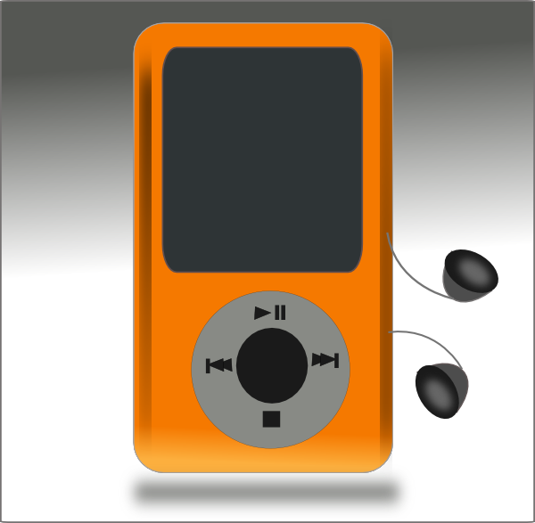 Ipod Clipart Music Player - Imagenes De Un Mp3 (958x958)