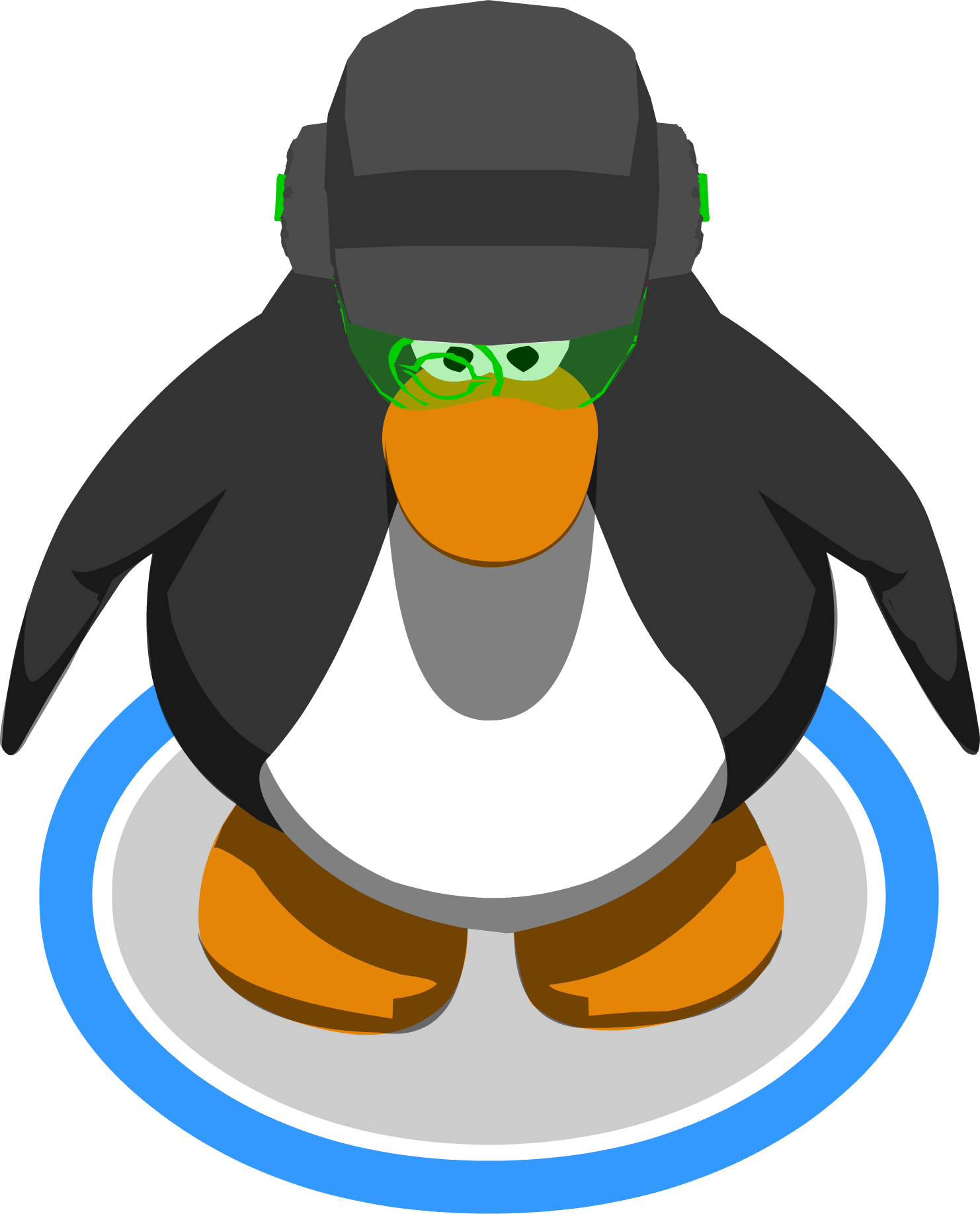 Stealth Tracker Ig - Club Penguin 3d Penguin (1482x1835)