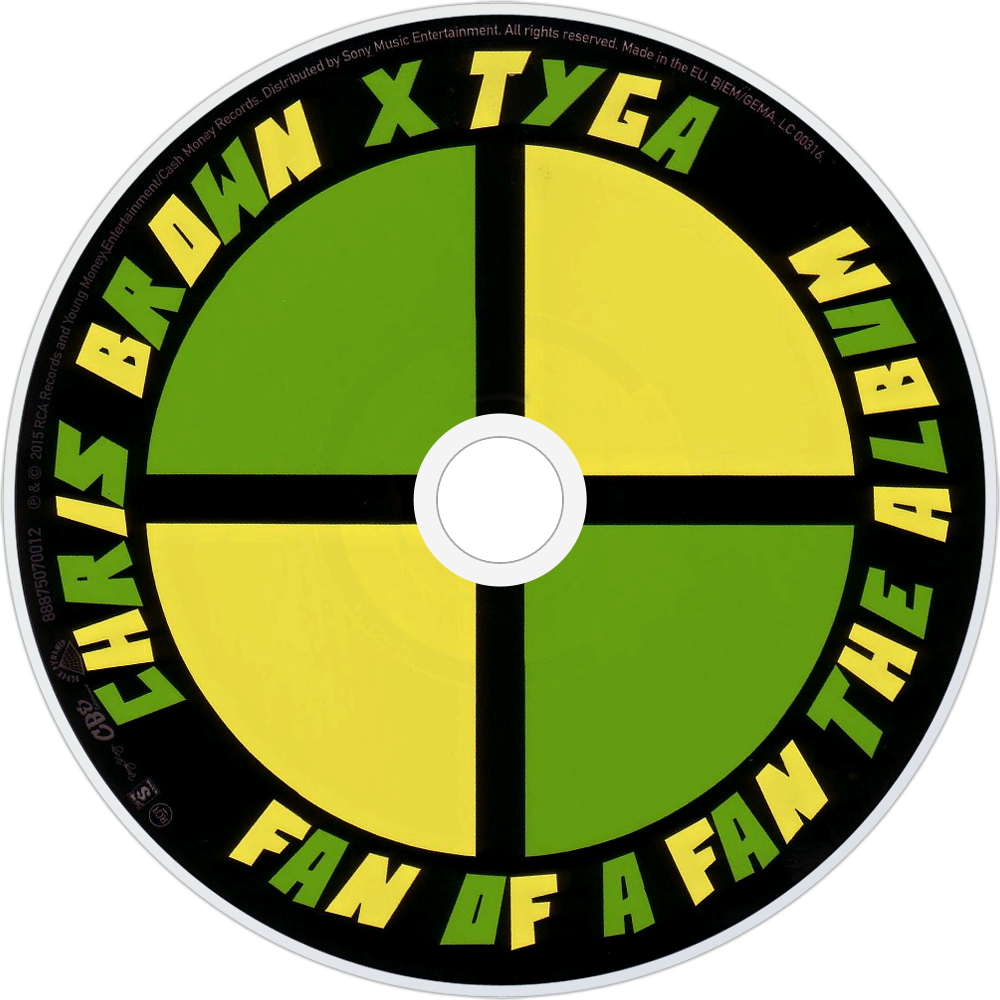 Chris Brown Fan Of A Fan The Album Cd Disc Image - Circle (1000x1000)